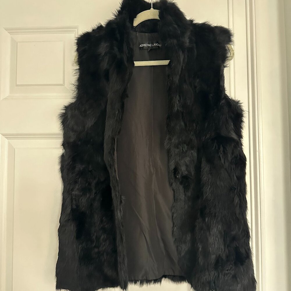 Adrienne Landau Black Vest